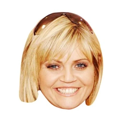 Image of FoxyPrinting Daniella Westbrook Celebrity Cardboard Party Face Mask Fancy Dress