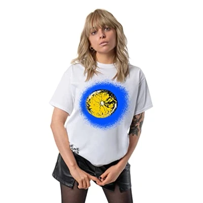 Image of Rock Off officially licensed products The Stone Roses Blue Lemon T Shirt L