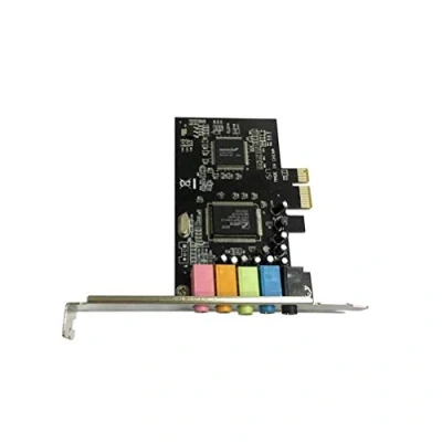 Image of Solustre PCIe Sound Card, 5.1 Internal Card 3D Stereo PCI e Audio with Low Profile Bracket for PC Windows 10 CMI8738 Chip 32/64 Bit Express Adapter