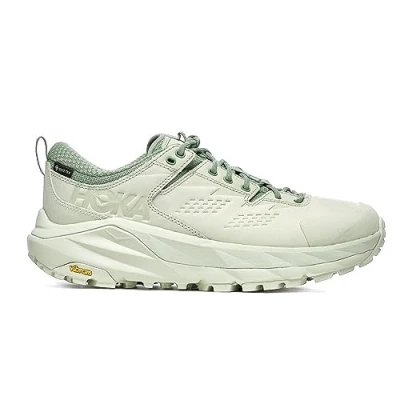 Image of HOKA ONE Kaha Low GTX, Unisex Adult Hiking Shoes, Celadon Tint Basil, 4.5 UK