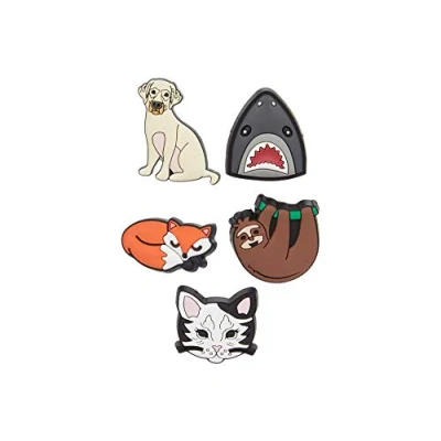 Image of Crocs Jibbitz Shoe Charm 5 Pack Personalize with for Animal Lover One Size