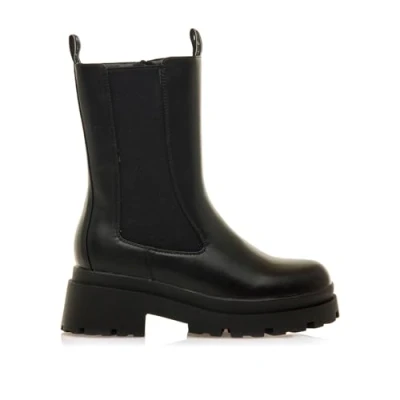 Image of mtng MISSIONBOTÍN Platform ankle boots black, Women&#039;s, Size: 6.5, Black Pu
