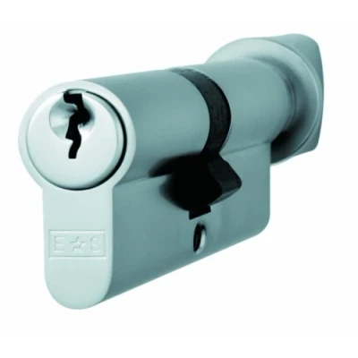 Image of Carlisle Brass CYA71370SC Architectural Euro Cylinder &amp; Turn 70mm Satin, Silver