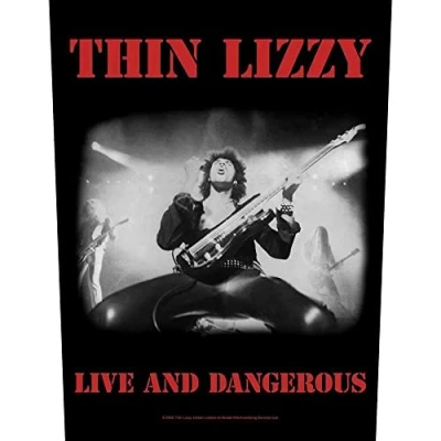 Image of Thin Lizzy Live And Dangerous Back Patch, multicoloured, One Size
