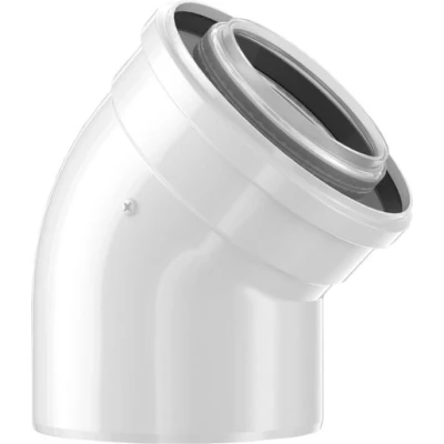 Image of Worcester Bosch Concentric Flue 45 Degree Elbow 110mm To 160mm 7738113104