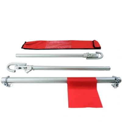 Image of Deuba® Tow Bar 1.8m Length Pulls Up to 2 Tonnes Robust Emergency Breakdown Recovery Including Storage Bag 3 Pieces Heavy Duty Towing for Cars &amp; Trucks