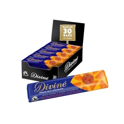 Image of Divine Chocolate Milk Orange 35g(Pack of 30)