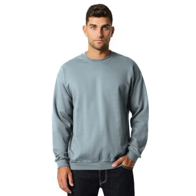 Image of Gildan Mens Softstyle Crewneck Sweatshirt, Stone Blue, L