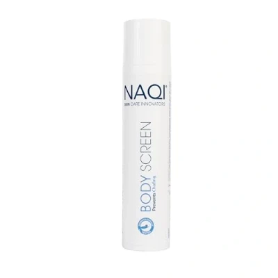 Image of NAQI Body Screen Prevents the Skin from All Types of Irritation Softens Redness Nourishing and Moisturising Vegan Friendly Dermatologically Tested 100 ml
