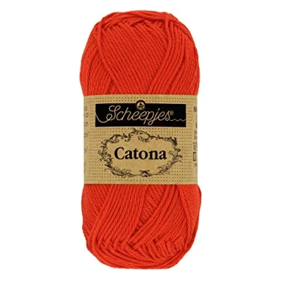 Image of Scheepjes Catona 390 Poppy Rose Yarn 1x50g