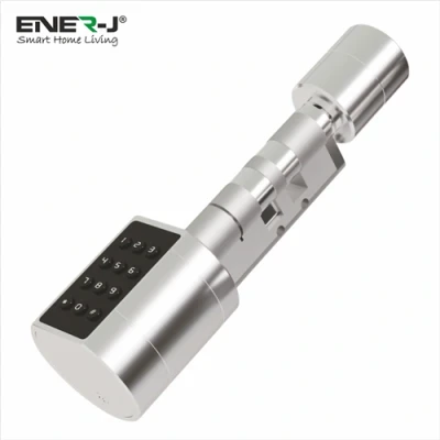 Image of Ener J Smart Adjustable Cylinder Bluetooth Doorlock with fingerprint and digital keypad unlocking