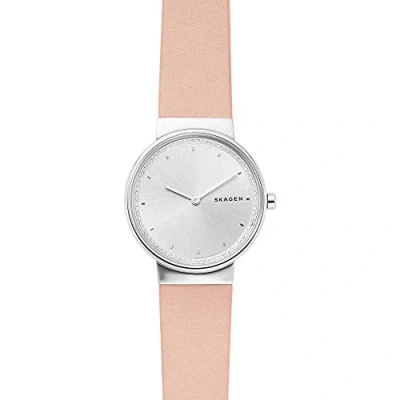 Image of Skagen Womens Analogue Quartz Watch with Leather Strap SKW2753