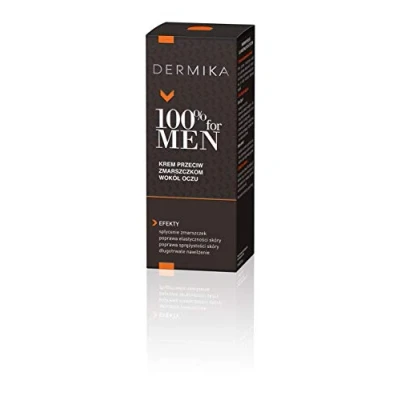 Image of DERMIKA 100% for Men Anti Wrinkle Eye Cream Long Lasting Hydration