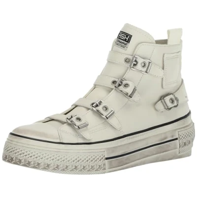 Image of ASH Women&#039;s Rainbow Sneaker, Tofu, 4 UK