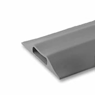Image of Aptii Rubber Cable Floor Cover Protector Trunking Grey 67x12 1m