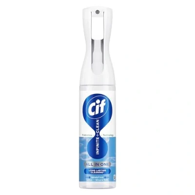 Image of Cif Infinite Clean Sensitive Lotus &amp; Mineral Salt All in One Cleaner Spray with probiotics technology for a long lasting clean* 280 ml