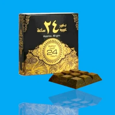 Image of Bakhoor, Arabian Incense Home Fragrances, 40 grams Bukhoor In 30+ Varities (Oud 24 Hours)