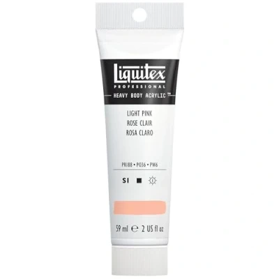 Image of Liquitex 1045810 Professional Heavy Body Acrylic Paint 59 ml tube, Light Portrait Pink