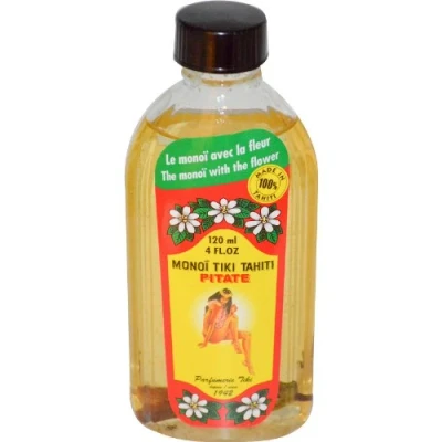 Image of Coconut Oil Jasmine (Pitate) Monoi Tiare Cosmetics 4 oz