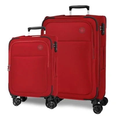 Image of MOVOM Atlanta Luggage Set, One Size, red, Suitcase Set