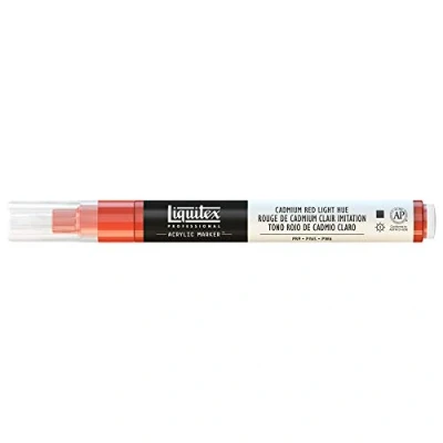 Image of Liquitex 2 4 mm Fine Nib Paint Marker Cadmium Red Light Hue