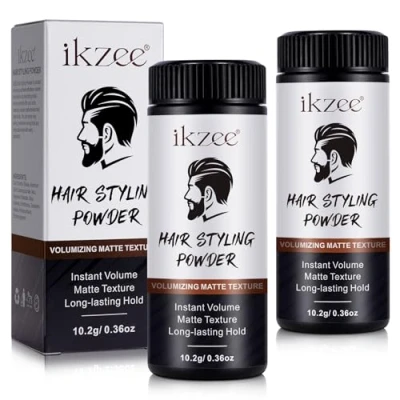 Image of Hair Styling Powder, Texturizing Texture Powder for Hair, Long lasting Hold, Matte Men 2 Pack