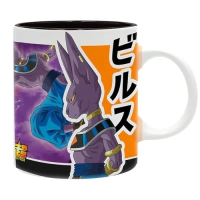 Image of ABYSTYLE Dragon Ball Super Mug Beerus VS Goku, multi coloured, Taglia unica, stars and stripes