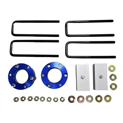 Image of JINGLINGKJ 32mm Front Suspension and 51mm Rear Blocks Spacers Lift Up Kits for Hilux Vigo 2004 2019 Raise Adapter Strut Sprins (Front Rear)