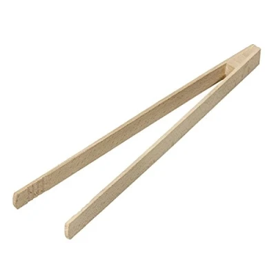 Image of Chef Aid Beechwood Toast Tongs
