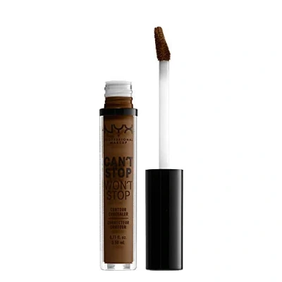 Image of NYX PROFESSIONAL MAKEUP Can&#039;t Stop Won&#039;t Full Coverage Concealer, Walnut, 3.50 ml (Pack Of 1)
