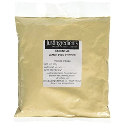 Image of JustIngredients Essentials Lemon Peel Powder 250 g (Pack of 3)