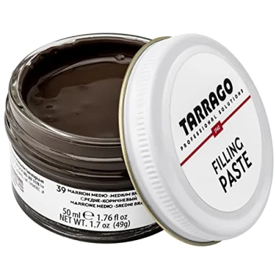 Image of Tarrago Filled Pasta Jar 50 ml Filling paste to repair leather, synthetic leather and rubber