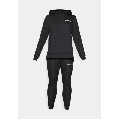 Image of adidas Sportswear Leisure SET Tracksuit, Women&#039;s, Size: Large, Black