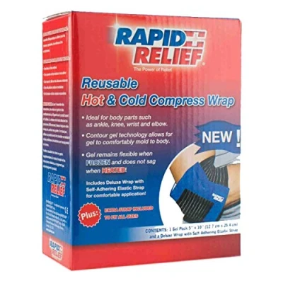 Image of UNIVERSAL REUSABLE HOT/COLD COMPRESS WRAP 5&quot;x 10&quot;