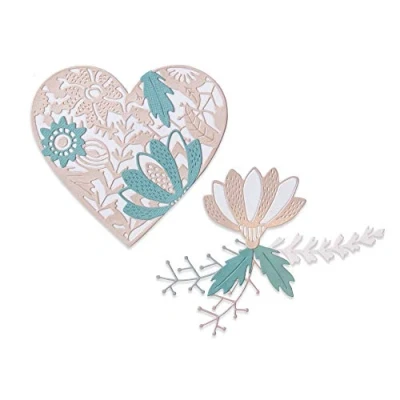 Image of Sizzix Christmas Thinlits Die Set Seasonal Sketch by Tim Holtz