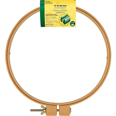 Image of Dritz Quilting No Slip Hoop 10 inch, Natural