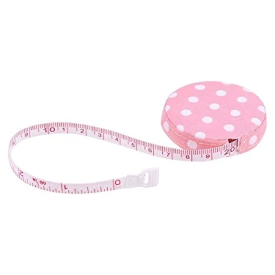 Image of Hilitand Pink Accurate Measuring Tape, Body Fitness Measuring, Measurement Tailor Sewing Craft Cloth Dieting Tape