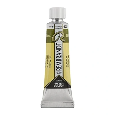 Image of Rembrandt Watercolour Tube 10 ml Olive Green 620