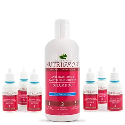 Image of Nutrigrow Anti Hair Loss &amp; Faster Growth Serum Set Dry Normal