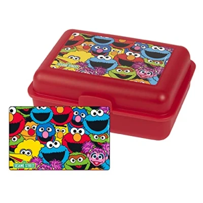 Image of Cookie Monster Lunch Box, Separable Compartments, Sesame Street Box