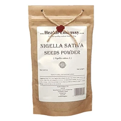 Image of Health Embassy Nigella Sativa Seeds powder Black seed cumin (100g)