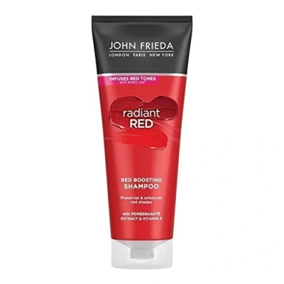 Image of John Frieda Radiant Red Boosting Shampoo 250 Ml, Hair, Colour And Depositing Redheads
