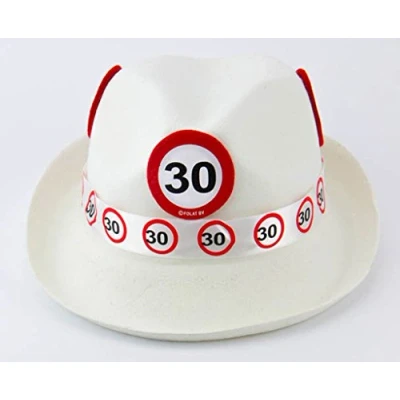 Image of Traffic Sign 30th Birthday Trilby Hat