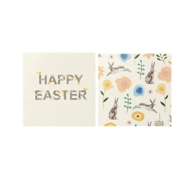 Image of UK Greetings Multipack of 6 Easter Cards for Him/Her/Friend 2 Spring Designs