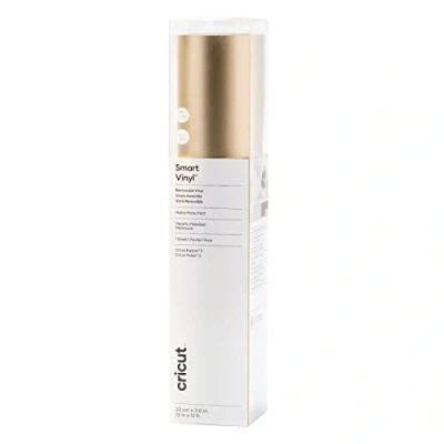 Image of Cricut Matte Metallic Smart Vinyl Removable (12 ft), Champagne