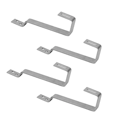 Image of Offgridtec© Beaver Tail Stainless Steel V2a Roof Hooks for Surface Mounting PV Solar Pack of 4