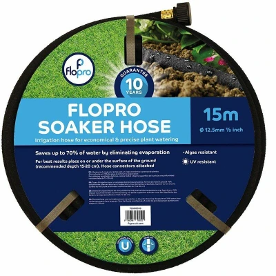 Image of Flopro Soaker Hose 15m 12.5mm (1/2in) Diameter