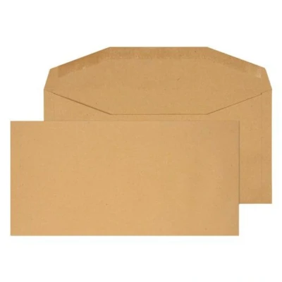 Image of Blake Purely Everyday DL+ 114 x 235 mm 80 gsm Wallet Gummed Envelopes (2903) Manilla Pack of 1000