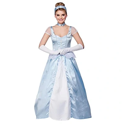 Image of Adult Womens Sweet Cinders Costume Fancy Dress Medium (UK 14 16)