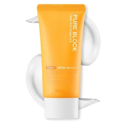 Image of APIEU Pure Block Natural Sun Cream Spf45/Pa+++